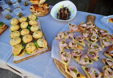 Bachelorette party - buffet catering - hot buffet - dessert table - istrian food - burgers - fish - sea food - Gajana - Vodnjan - Istria Cooking