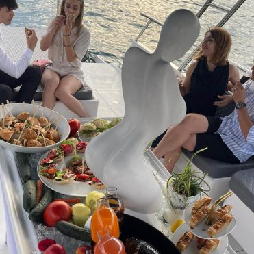 Boat party catering - finger food - small bites - istrian food - onboard - yacht - Pula - Rovinj - Croatia - Istria Cooking