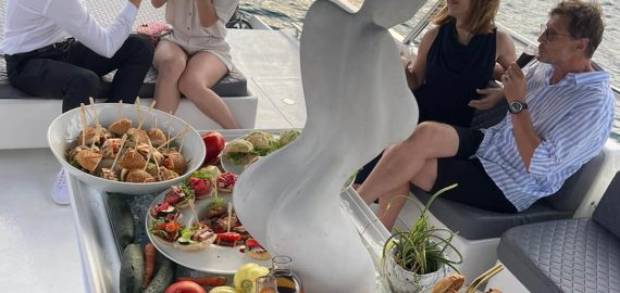 Boat party catering - finger food - small bites - istrian food - onboard - yacht - Pula - Rovinj - Croatia - Istria Cooking