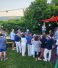 Wedding in Labin at a beautiful mansion: finger food and hot buffet for international couple